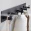 Punch-free Wall Hanger Stainless Steel Robe Hook Rack Clothes Coat Hook 3/4 /5/6/7/8 Hooks