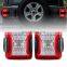 Tail Lights For Jeep Wrangler JK JKU 2007-2018 With Turn Signal & Back Up Rear Tail Lights