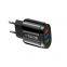 Wholesale 5V3A 9V1.8A 12V1.5A EU US Plug 3 USB Port QC 3.0 Quick USB Fast Charging Charger Adapter For mobile phone