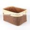 New Japanese Stackable Clothes Storage Fabric Foldable Storage Box Linen Clothes Storage Baskets Box for Household