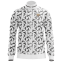 2022 White and Black Custom Sublimation Jacket with White Zipper