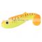 Byloo 2022 new 5 Pieces Coloful Soft Fishing Lures 3D Eyes T Tail Shape 70mm 2.2g Lifelike Rubber Wholesale Soft Lure