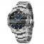 NIBOSI Mens Fashion Casual Quartz Chronograph Watches Fashion Luminous Stainless Steel Band Wristwatches for Men Custom 2524