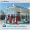 Custom stainless steel space truss frame structure gas filling station