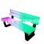Patio Beach Color Change Lighting Outdoor Waterproof Garden Bench LED PE Plastic Chair