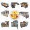 Electric french fries production line potato chips cutting machine potato washing peeling and slicing machine