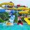 Water park equipment spiral slide spiral combination slide