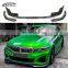 G20 G80 M Sport MP Style High Quality Carbon Fiber Передняя губка переднего бампера Передний спойлер для BMW 3 Series G20