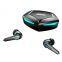 TWS Gaming Earphone Niedrige Latenz Drahtlose Game-Kopfh?rer In-Ear Kühle Lichter Schockierende TWS-Ohrh?rer mit Ladebox