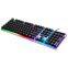 Hot Selling Colorful  Led Hybrid Backlit Mechanical Keyboard Switches RGB 104 Keys Waterproof Gaming Mechanical Keyboards