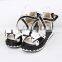 Fancy red bow Gothic Lolita girls sweet platform shoes
