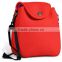 outdoor sports lunch bag with shoulder strap, portable and insualted, 3.5mm neoprene, free sample