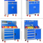 Steel Garage Workshop Metal Storage Tool Set Cabinet Trolley