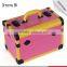 Small Hair Stylist Beauty Tool Display Cases Portable Cosmetic Makeup Case With Carring Handle