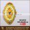 Decorative glass digital wall clock