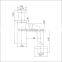 (J220-T)China supplier brass siphon sink siphon