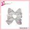 Europe & America crazy hot selling grosgrain handmade animal patter ribbon bow hairgrips (DW-0030)