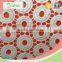 Firm and nice packing grid pattern hollow out chemical lace fabric