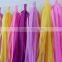 Tissue Paper Wedding and Party Tassel Fringe Garland