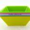 For the fruit 6" blue square shape melamine color bowl