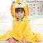 children hooded towels with lovely animal hood from  wholesale