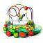 promotional wooden fruits racking toys OEM colorful enlighten fruits toys for kids EZ3022