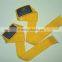 Yellow Weight Lifting Straps made by Heavy-Duty Cotton With & Without Padding