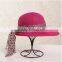 QXSH0042 Round straw hat with leopard ribbon New women beach hat with brim casquette
