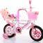 lovely 12 inch girls children bike / Pink princess children bicycles / single speed kids bike
