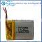 Smallest 3.7v battery 600mah li-ion battery li polymer battery 3.7v