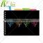 GSM one side black board with printing