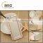 For samsung galaxy s6 transparent PC clear crystal Mobile phone cover with diamond around For iphone 5 6 6 plus case