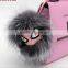 Genuine fur monster fluffy fur mink fur monster bag charm pendant Keychain Bag Charm and Car Pendant