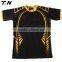2015 color black polyester rugby shirt