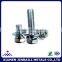 customized carbon steel hex combination bolts screws with washer