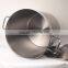 Diameter 40cm high body industrial commmercial stainless steel cooking pot with multi-ply bottom