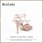 (ELS-178-2) Fancy comfortable tango latin salsa ballroom dance sandal shoes diamond sexy fashion lady shoes