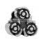 Ready Stock 7 Designs Big Hole Vintage Tone Stainless Steel Flowers European Charms Beads For Bracelet Jewelry Making SEB-LG289