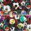 Supply rayon digital printed fabric soccer pattern design