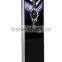 slim 49 inch 1920p hd ads LCD / LED digital signage display player with HDMI,DVI,Wifi,USB,SD storage