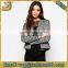 Wholesale casual ladies formal jacket design tweed 2016 women blazer