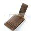 2015 most popular best price genuine leather money clips with customized logo