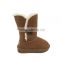 Cheap fashion single breasted midcalf girl snow boot