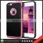 Samco Dual Layer Shock-Absorbing Cover With Brushed Metal Finish Accessories Contrast 2 in 1 Case for Apple iPhone 6S