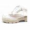 latest model patent white casual shoes for women