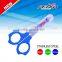 Scissors with plastic handle and cap student scissors and school scissors