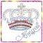 CROWN NAIL-HEAD IRON-ON RHINESTONE TRANSFER
