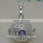 FN3268 mom necklace baby birthstone necklace with ball pendant