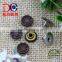 Fashion metal button manufacture jean rivet with embossed logo