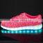 Hot selling led ADULT light shoes with USB charge led light up sport shoes CASUAL SHOES